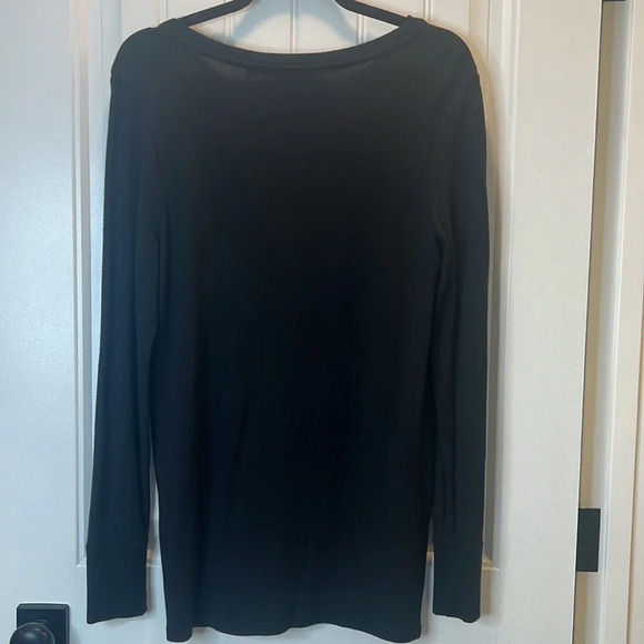 Athleta‎ Black Nirvana Twist Front Clarity Sweatshirt. Size Small. - Picture 4 of 9